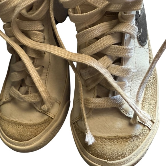 Nike blazer Mid ‘77 vintage white black sail Sneakers youth basketball youth sz4 - Picture 6 of 11